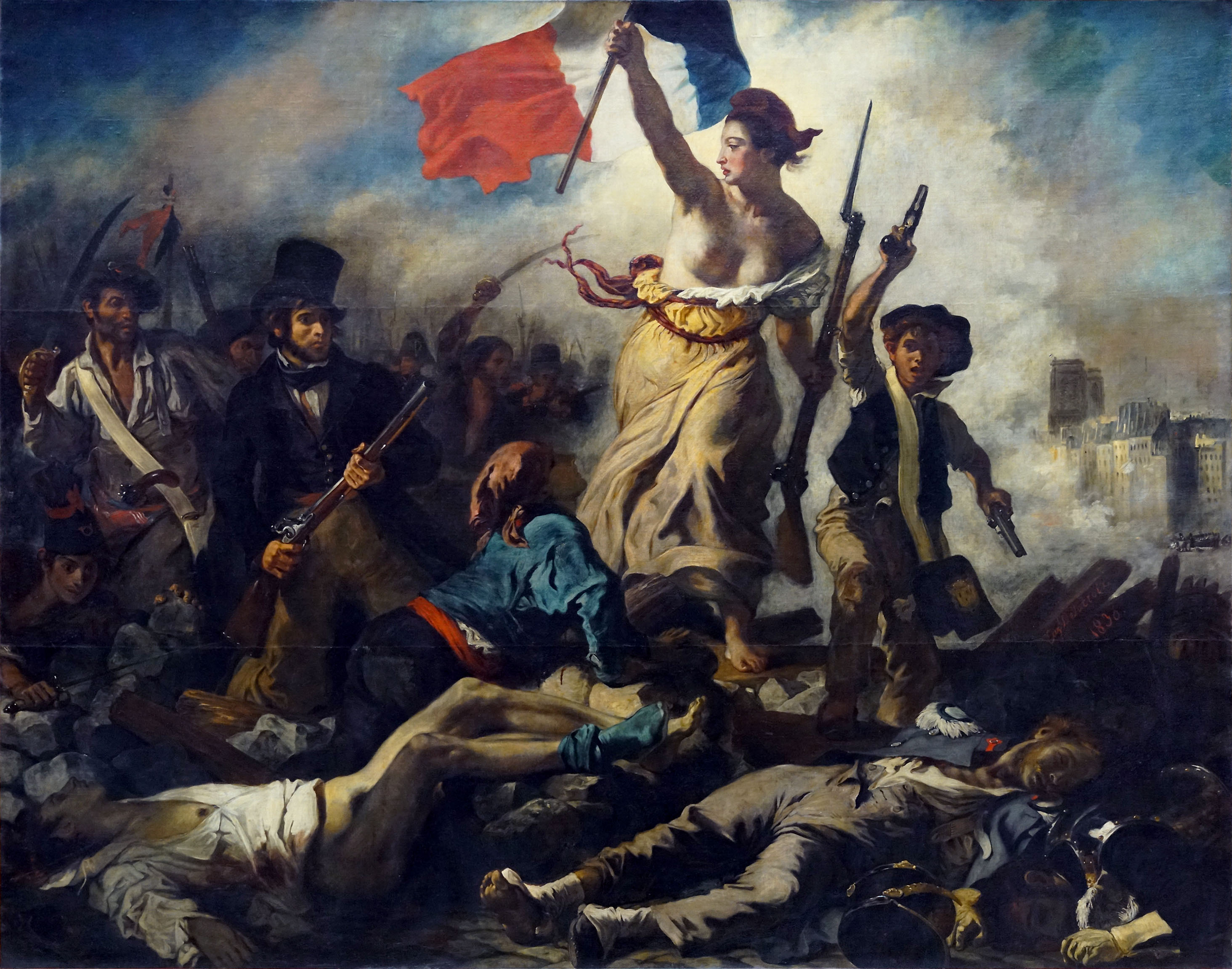 Halka Yol Gösteren Özgürlük, Eugène Delacroix