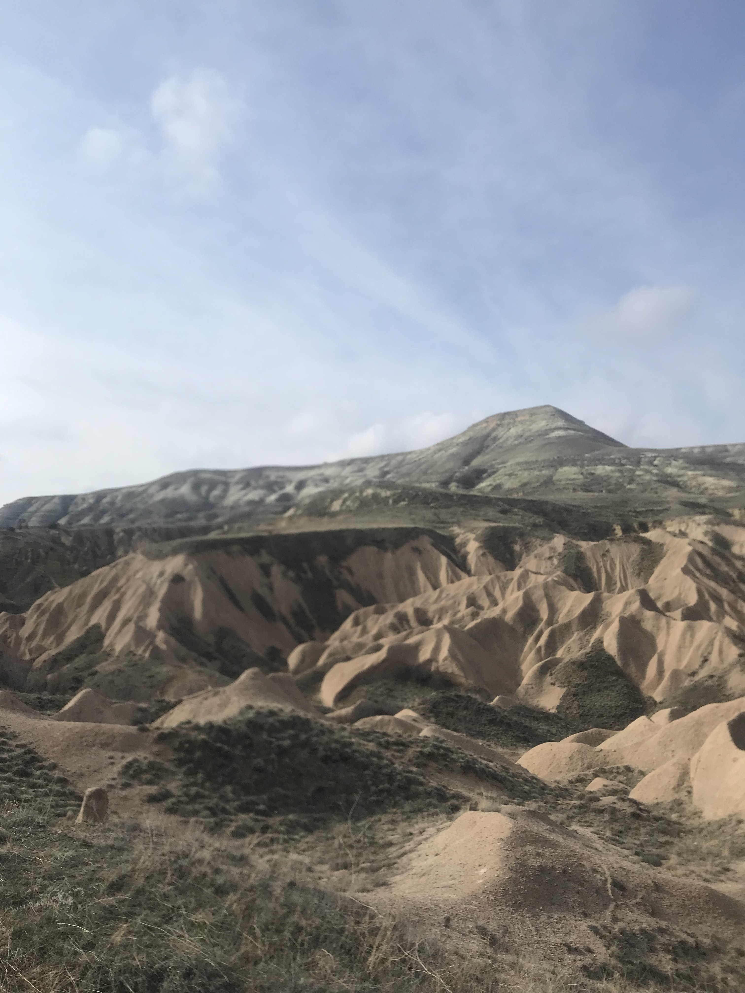 Nevşehir'de bir tepe